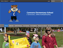 Tablet Screenshot of cannons.spartanburg3.org